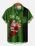 Men's Christmas Funny Graphic Short Sleeve Hawaiian Shirt